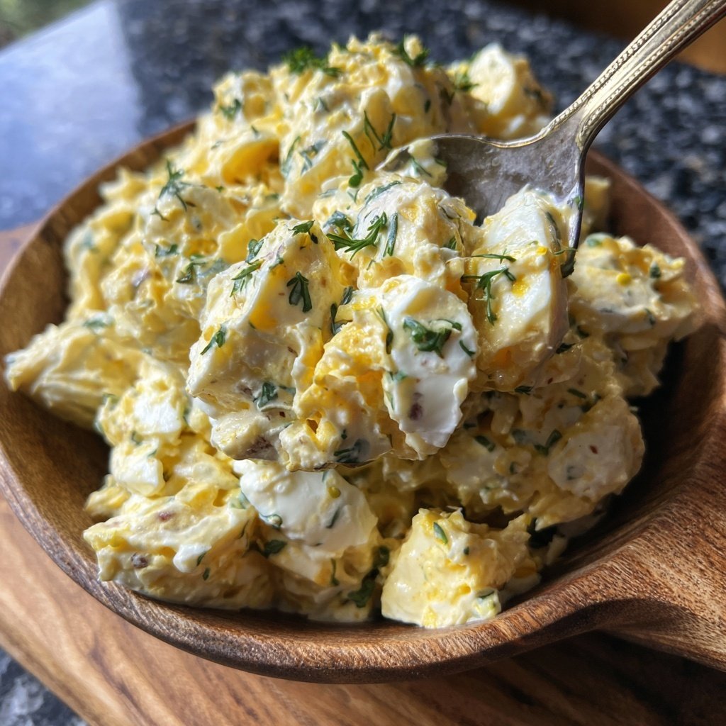 Schnell & Einfach 10-Minuten-Eiersalat mit Joghurt