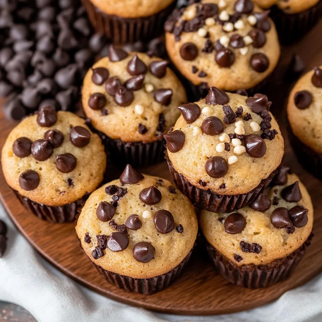 Mini-Schokoladenstückchen-Muffins