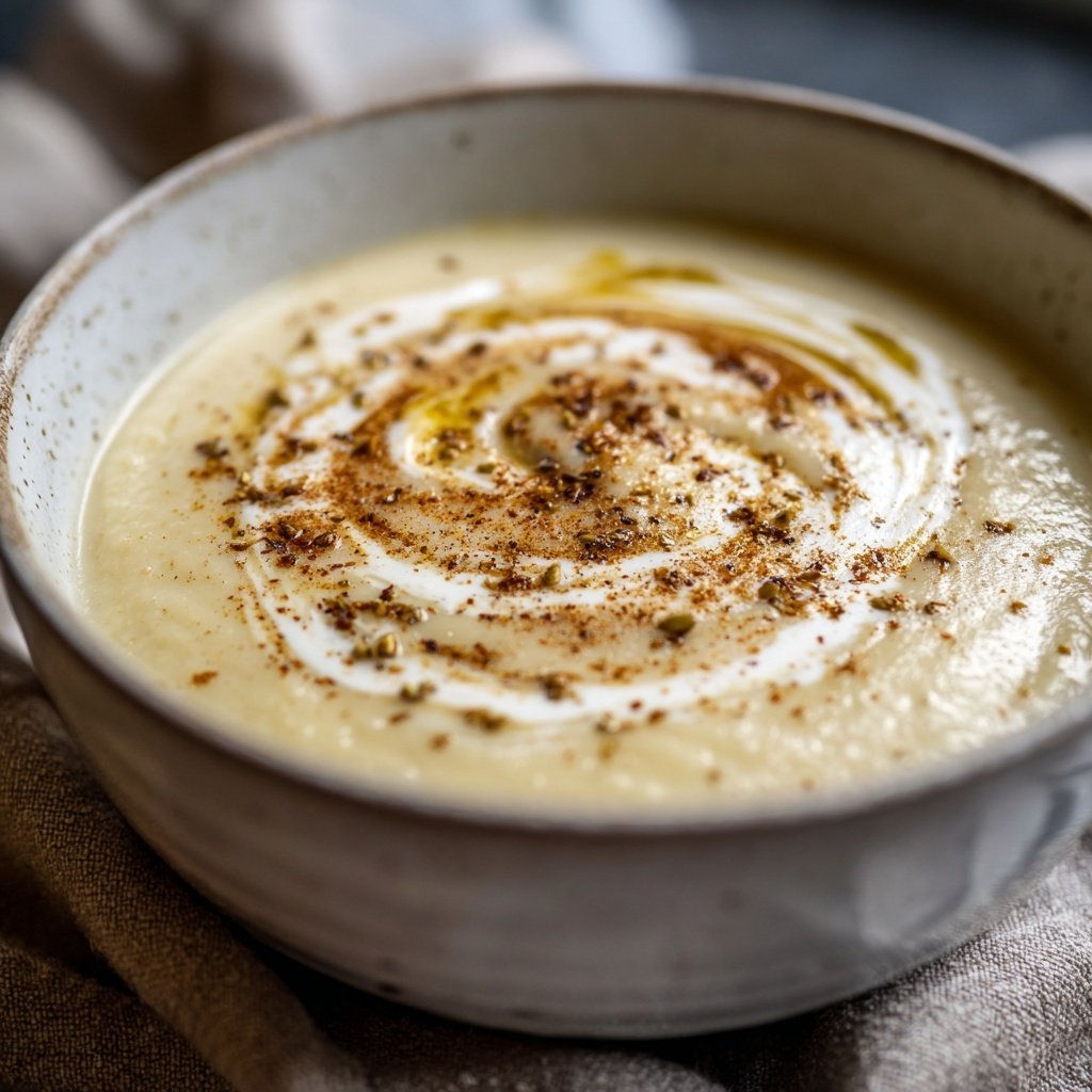 Blumenkohl Suppe Mit Muskat Und Sahne