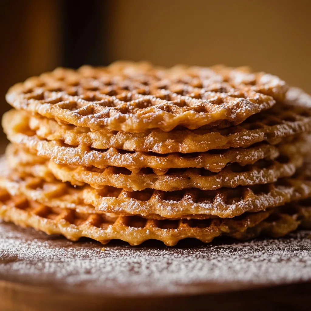 Hausgemachte Stroopwafels