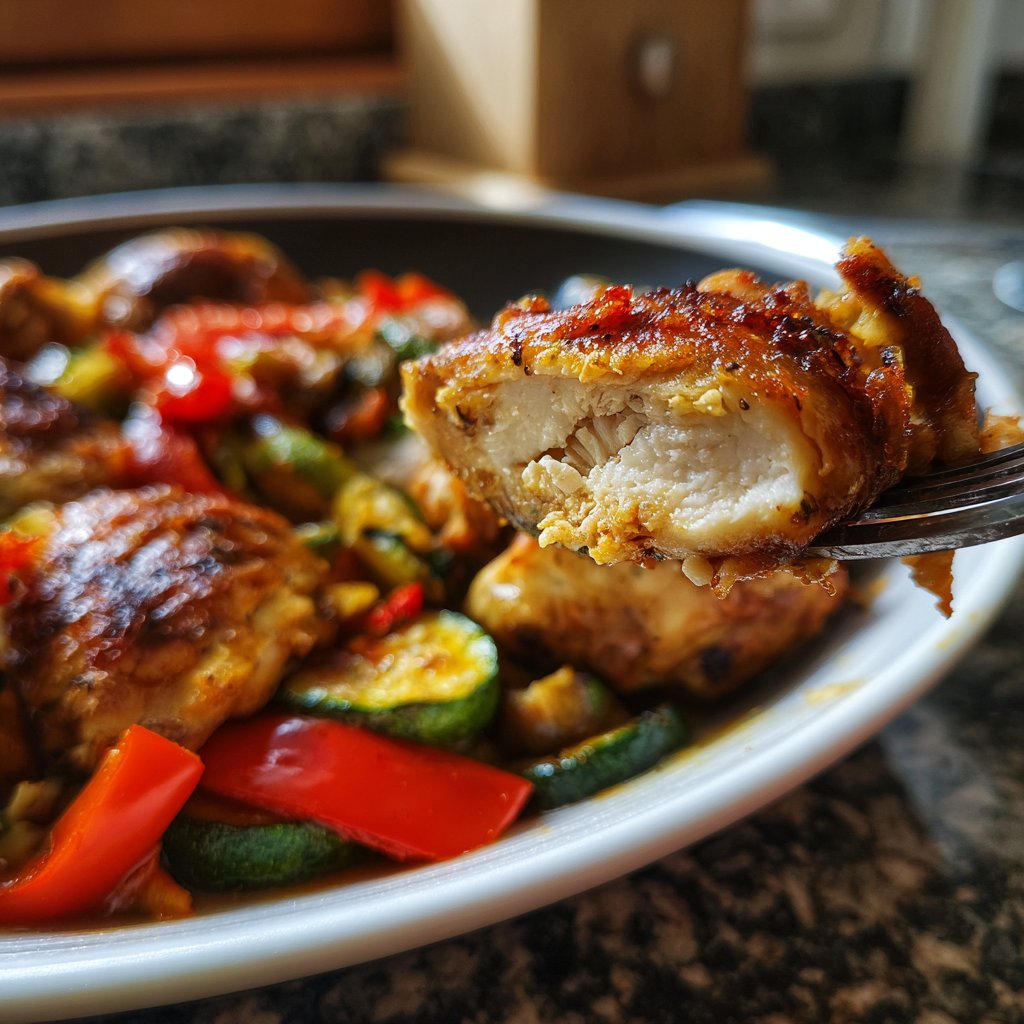 Kalorienarmes Hähnchen Mit Gemüse