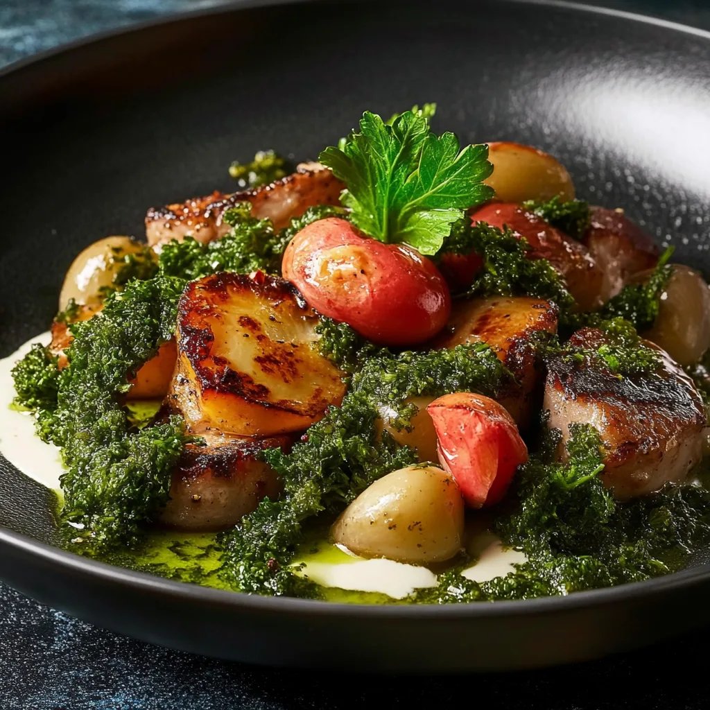 Aromatische Grünkohlpfanne