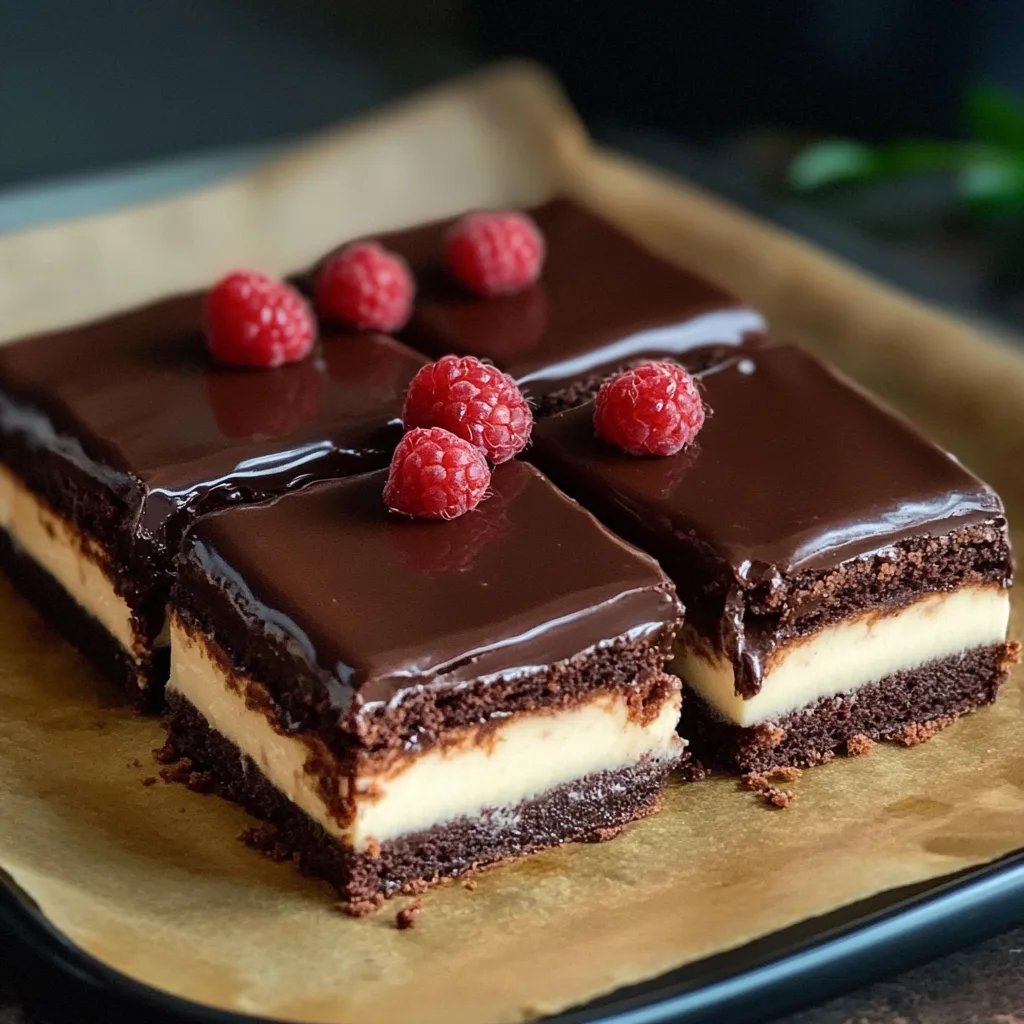 Schoko Schnitte mit Creme