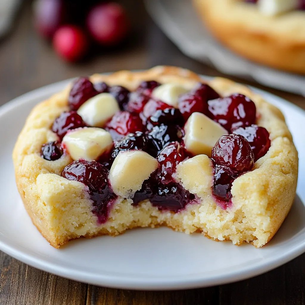 Weiße Schokoladen-Cranberry-Kekse