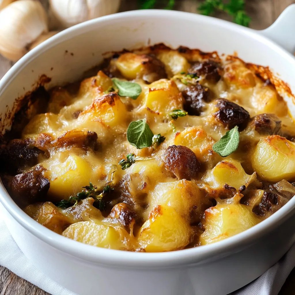 Rosenkohl-Kartoffel-Auflauf