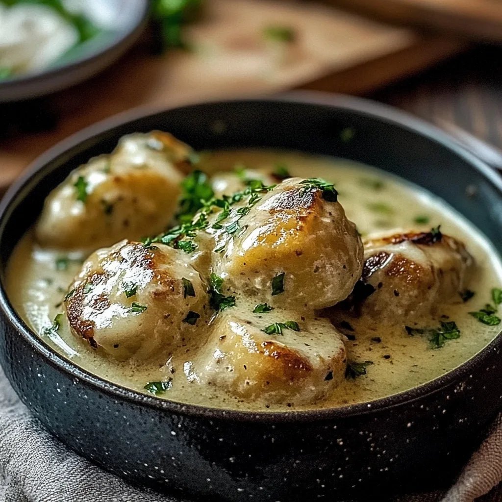 Rosenkohl in Frischkäse Senfsauce