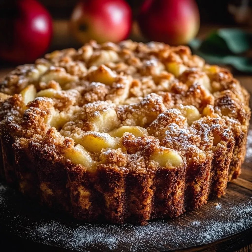 Saftiger Apfel-Zimt-Crumble-Kuchen