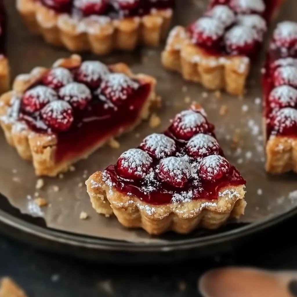 Schnelle Linzer Streifen mit Johannisbeermarmelade