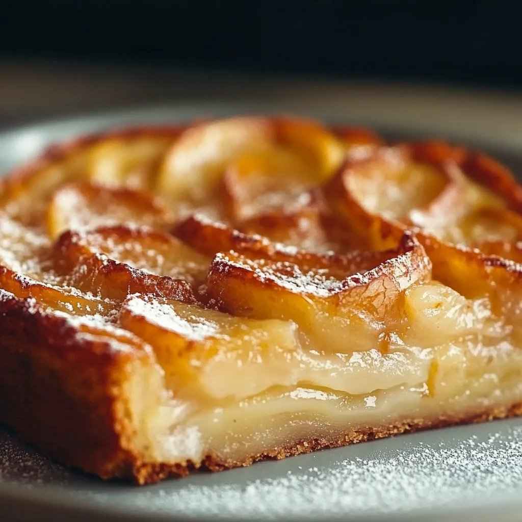 Apfelkuchen mit Crème fraîche