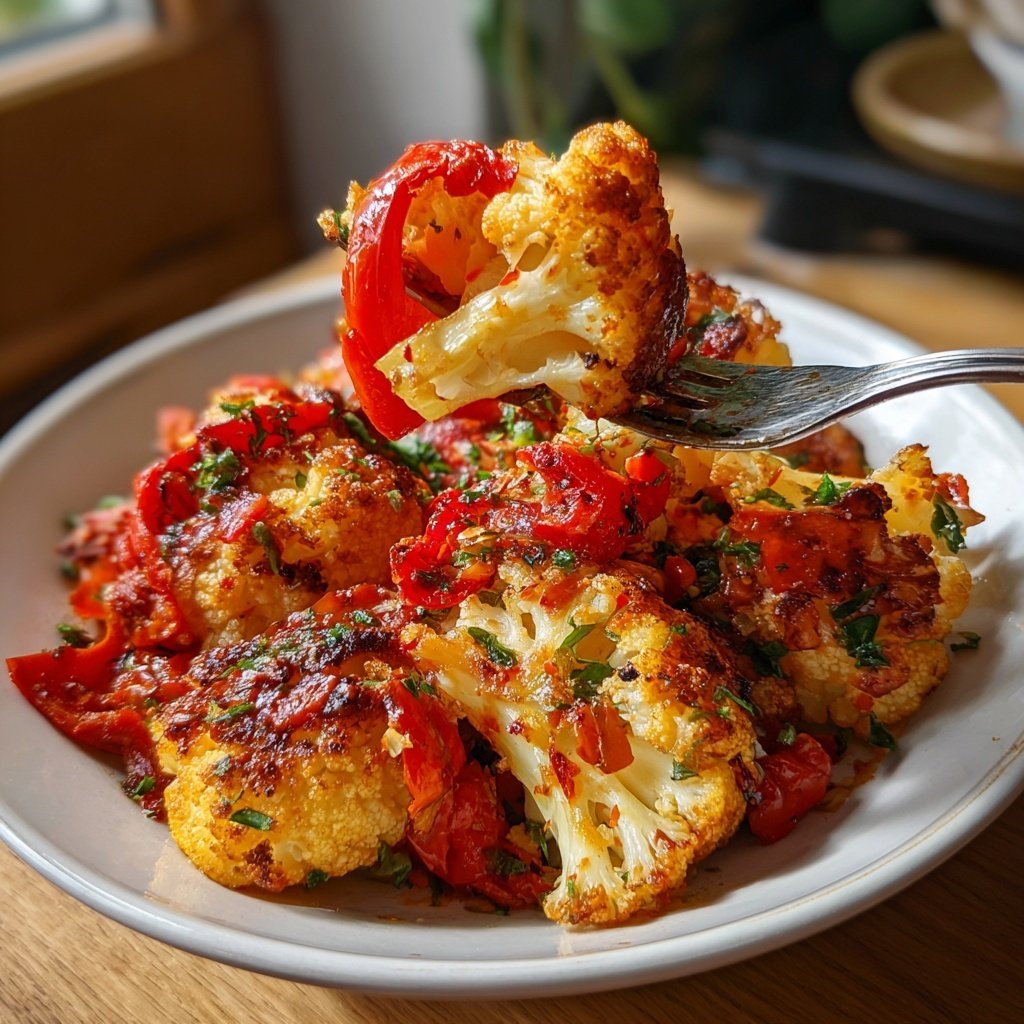 Blumenkohl mit Paprika