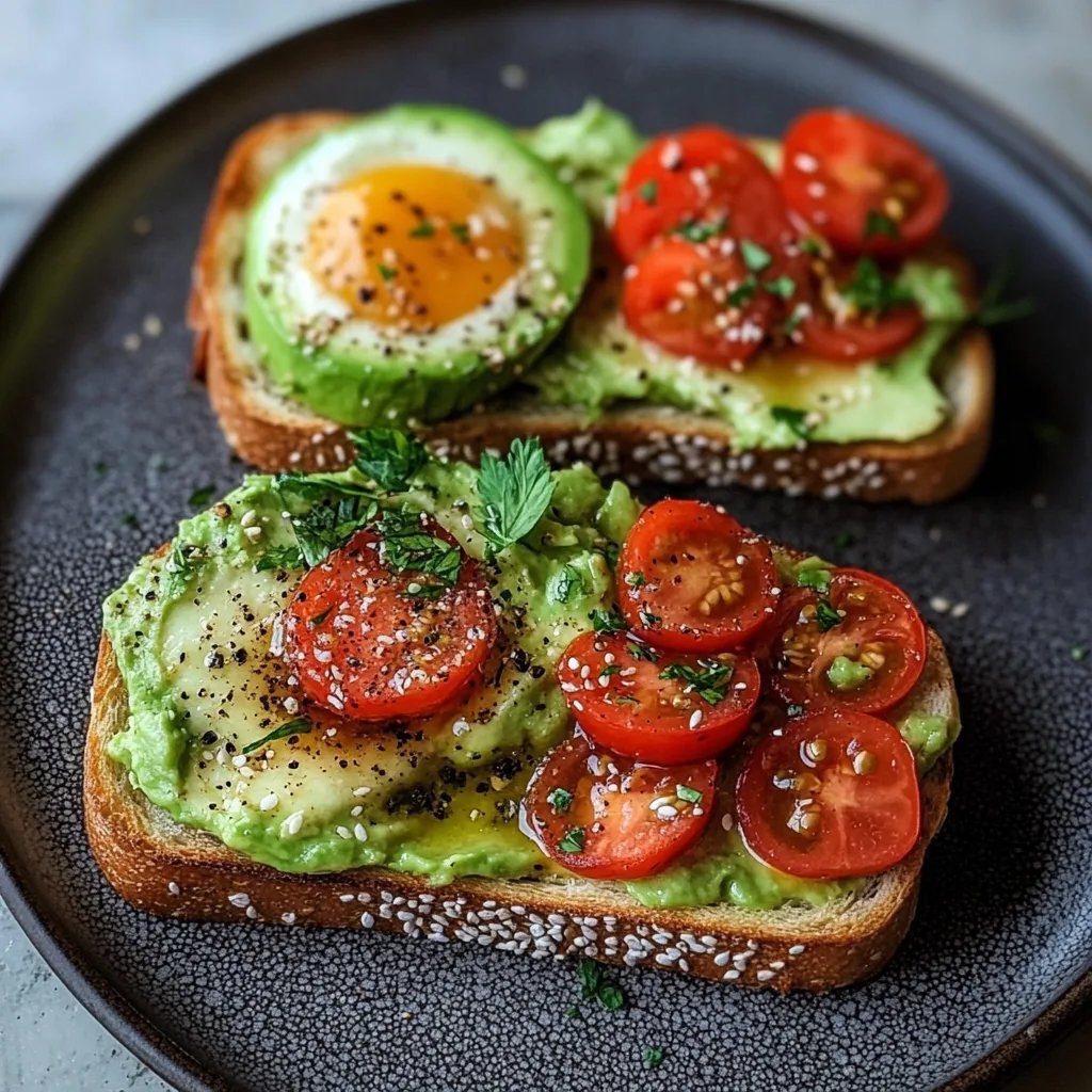 5-Minuten Avocado-Toast-Variationen