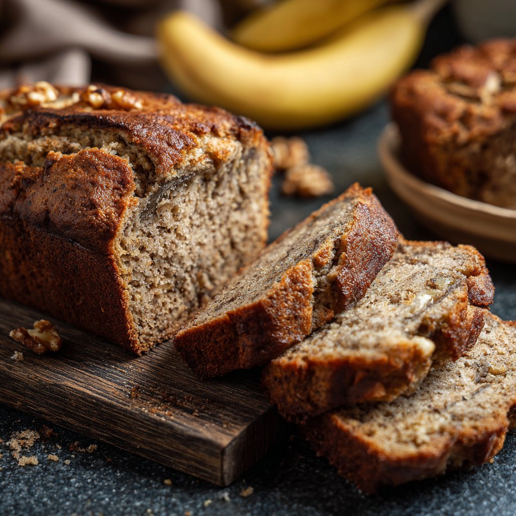 Bananenbrot ohne Mehl