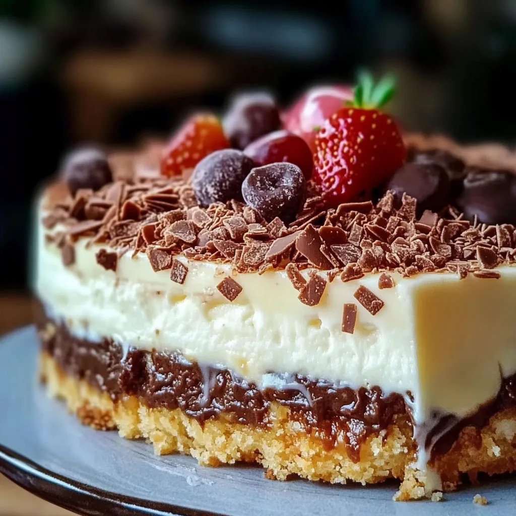 Weißer Deutscher Schokoladenkuchen