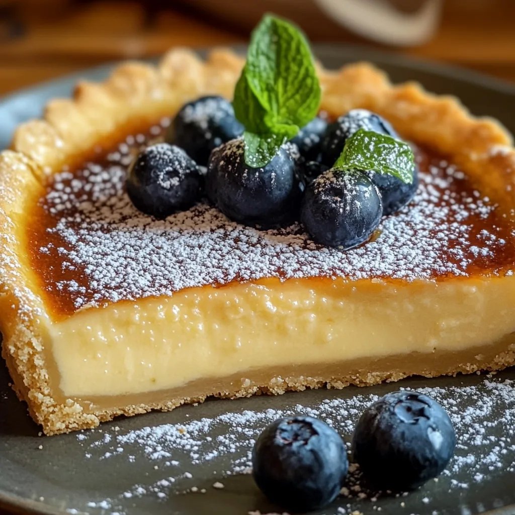 Griechische Pudding-Tarte